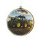 KSA Pack of 24 John Deere Blow Mold Disc Christmas Ornaments 4" (100mm)